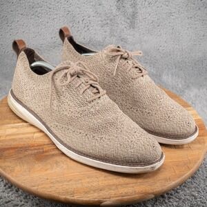 Cole Haan C33108 12 M Men's GrandEvolution Stitchlite Oxford Cement/Walnut